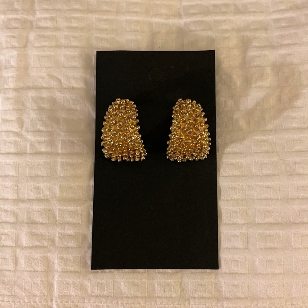 Gold Earrings NWT